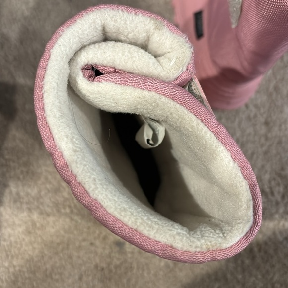 Tundra Toddler Girl’s Pink Snow Boots Size 8 - Picture 4 of 5